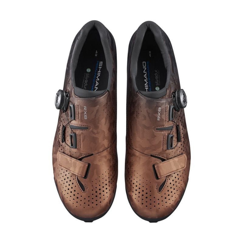 Sepatu cleat MTB RX8  Shimano Shoes SH-RX800 series sepatu cleat sepeda gravel mtb