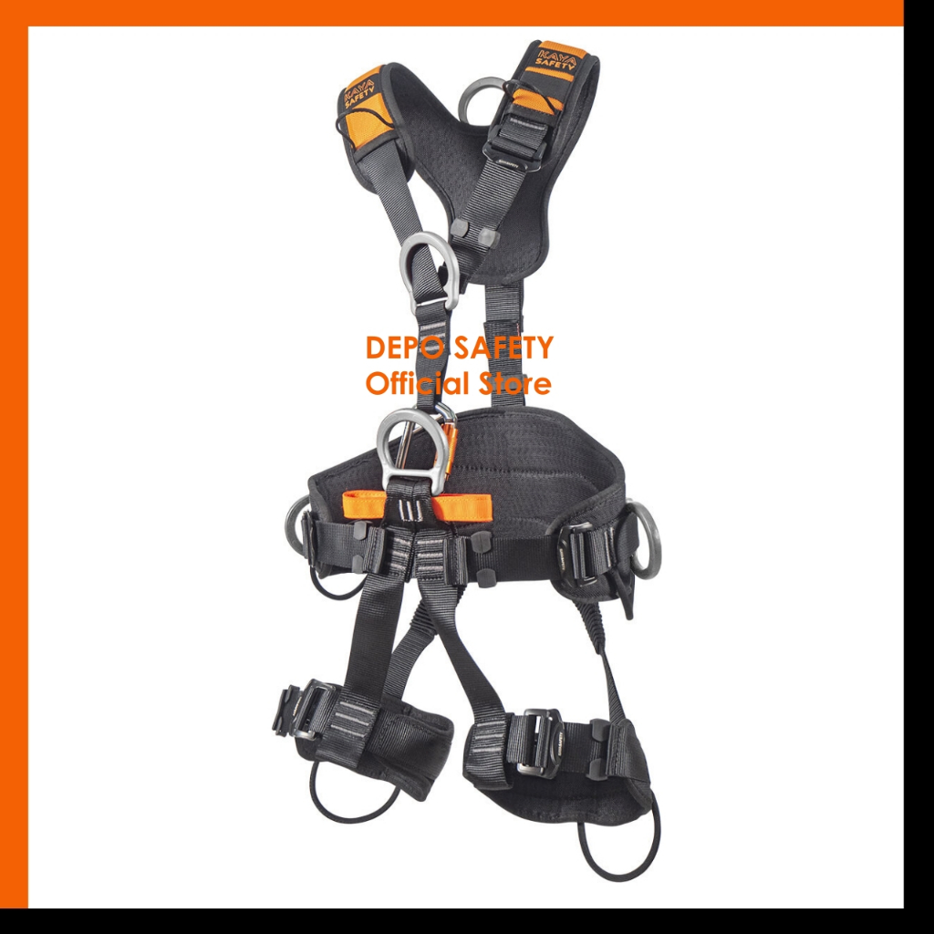 Full Body Harness KAYA SAFETY P 455 Y - Fall Arrest Work Positioning Suspension and Rescue Harness