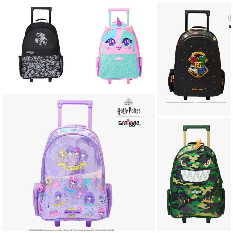 JASTIP SMIGGLE 100% ORIGINAL TROLLEY BACKPACK TROLI TAS RANSEL ANAK