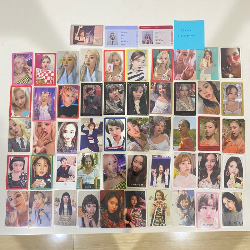 [bisa satuan] chaeyoung twice photocard official akik kuku fancy twicetagram tsb fol m&m signal tol