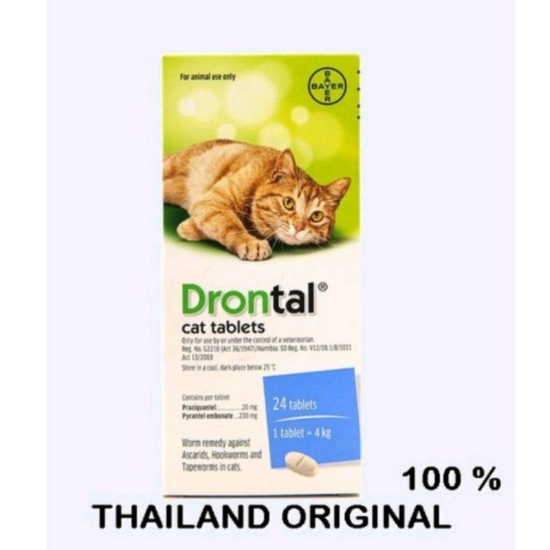 Drontal Cat obat cacing per 1 pcs/tablet