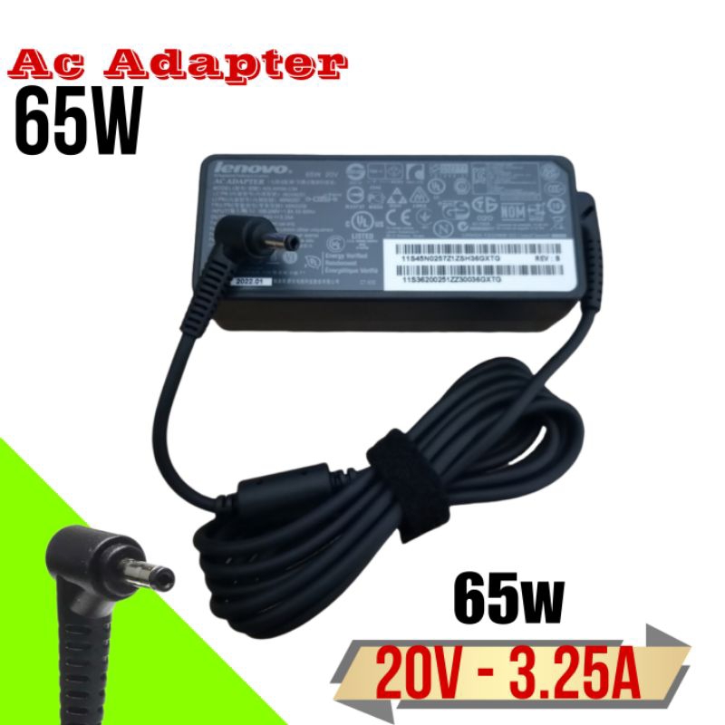 Charger Laptop Lenovo 20v - 2.25A &amp; 20v - 3.25A PA -1450-55LL Adaptor Casan Laptop Lenovo ideapad