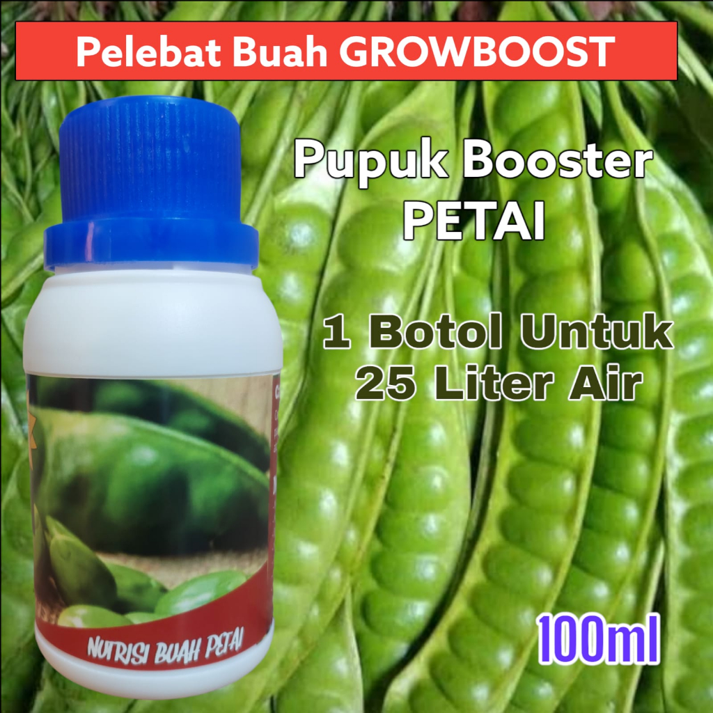 Pupuk Buah Petai Premium Organik GrowBoost Buah Petai 100ml