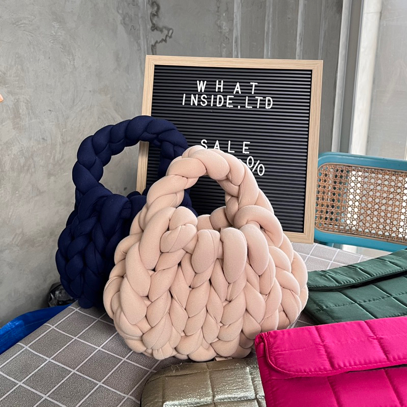 Crochet chunky yarn bag | Whatinside.ltd