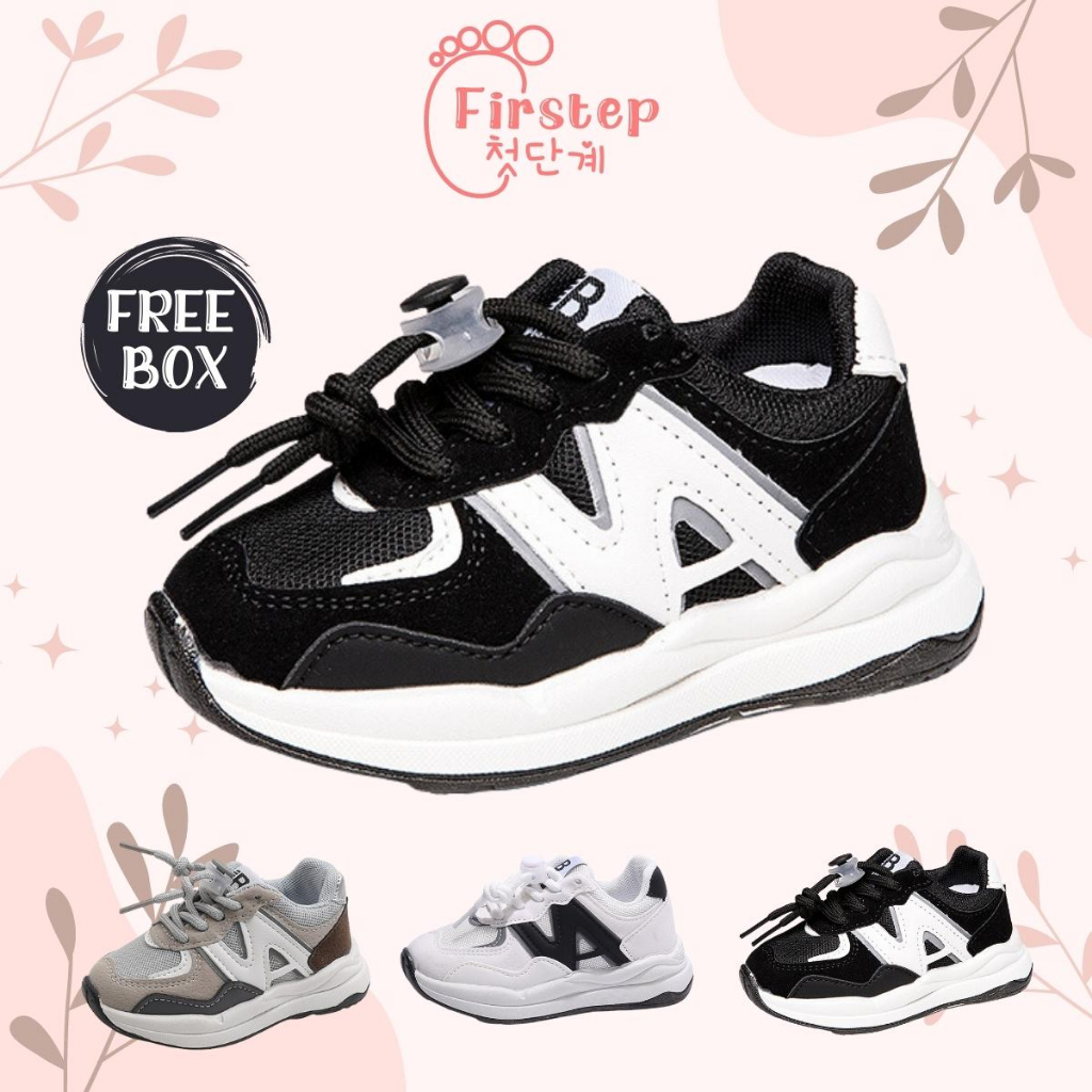 Sepatu Anak Perempuan Dan Laki Laki Import Sneaker Anak Usia 1-5 Tahun FS155