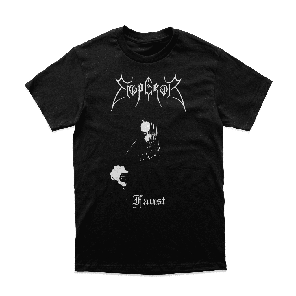 Kaos Tshirt Baju Band Emperor Black Metal "Faust" Merchandise