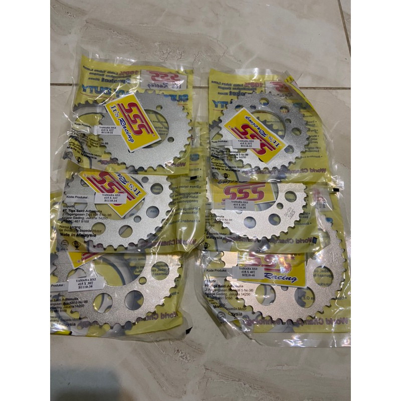 GER GEAR SSS YAMAHA RXZ RX-KING 428/415 uk 28,29,30,31,32,33,34,35,36,37,38,39,40,41,42,43,44,45 (Mo