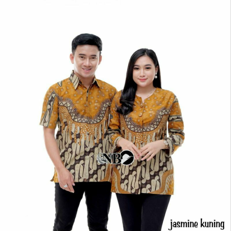 Rama Shinta Couple - Sarimbit Batik Couple Atasan Batik Blouse Mega Mendung Toraja