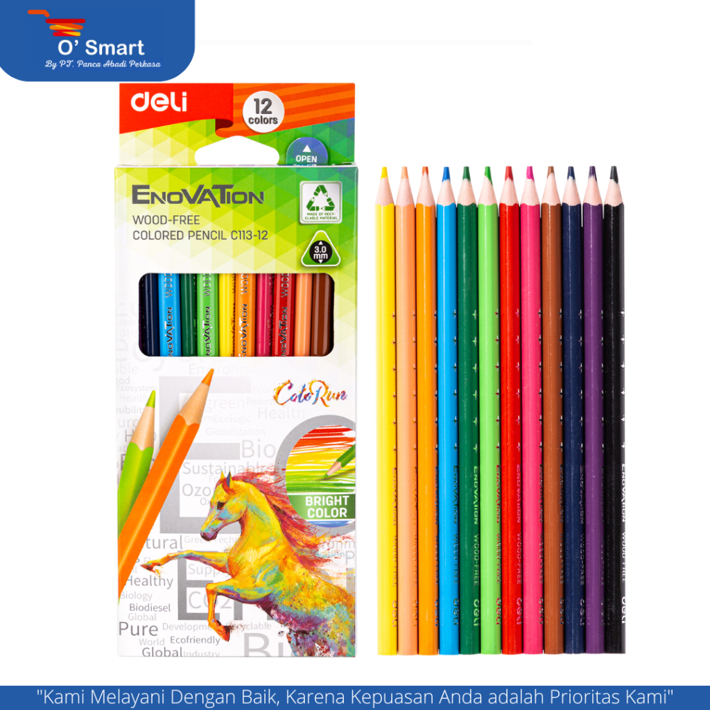 

DELI Pensil 12 Warna Panjang C113-12