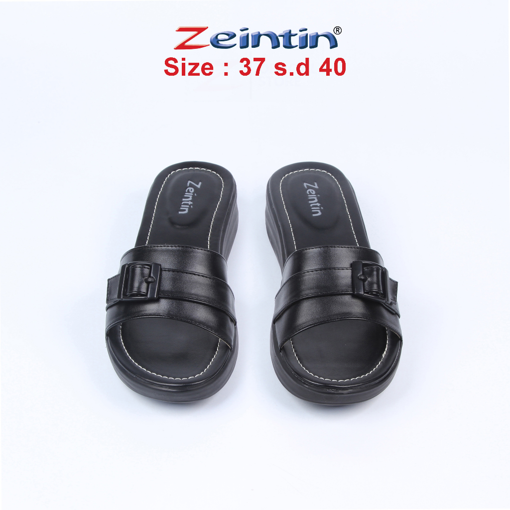 Zeintin - Sandal Wanita Kulit Sintetis Original Zeintin Sendal Slip On Wanita Sandal Slide Terlaris HP