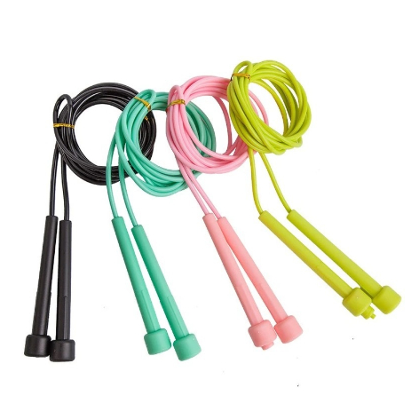 TALI SKIPPING PVC 2.8METER/ JUMP ROPE/ LOMPAT TALI 280CM SPEED ROPE ACTIVE PVC OLAHRAGA PEMULA PELATIHAN KARDIO / ALAT SKIPPING MURAH BANYAK VARIAN WARNA | FADHILAH SHOP BJB