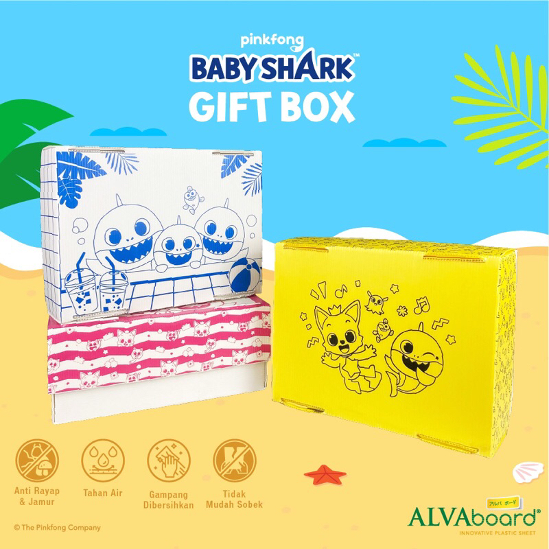 

Pinkfong Baby Shark Gift Box / Kardus Kotak Hadiah