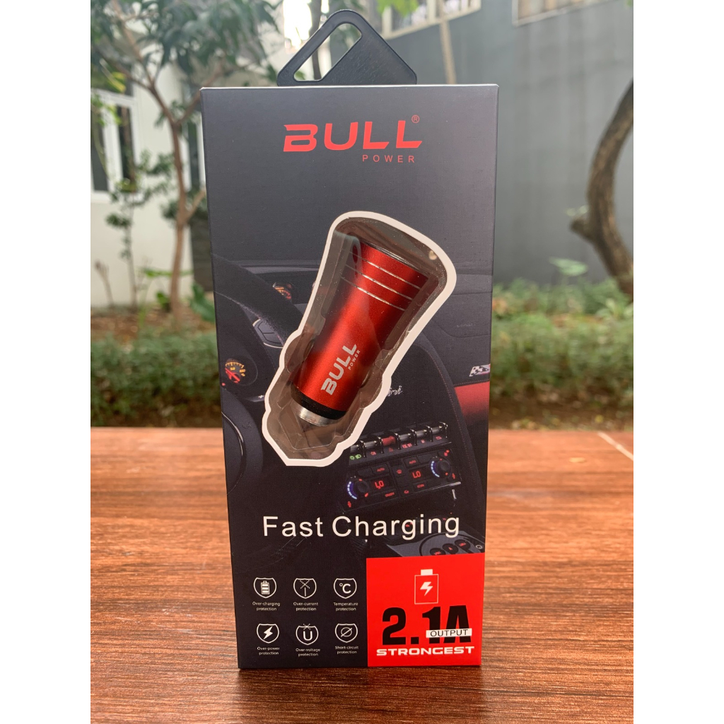 SAVER BULL BESI / CHARGER MOBIL / CAR CHARGER BRAND BULL FAST CHARGING