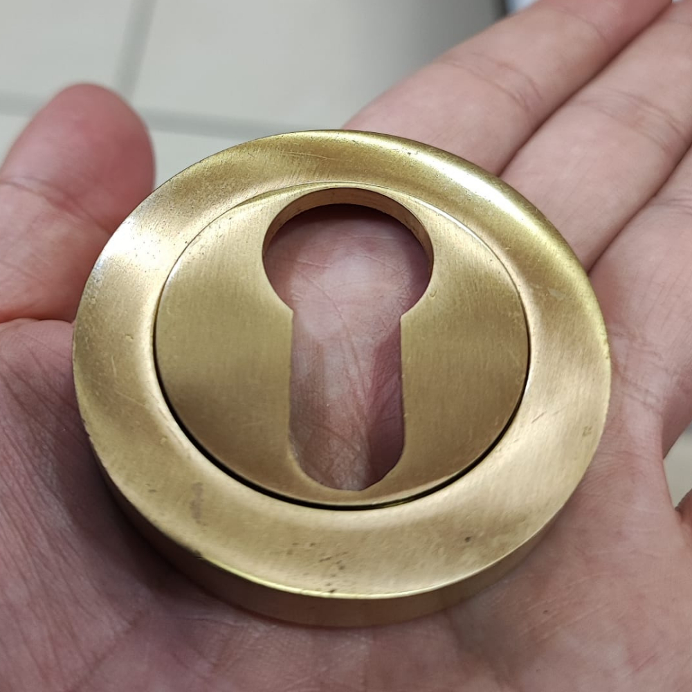 PALOMA ECP 305 ESCUTCHEON RING KUNCI GOLD EMAS DOFF COVER KUNCI BRASS