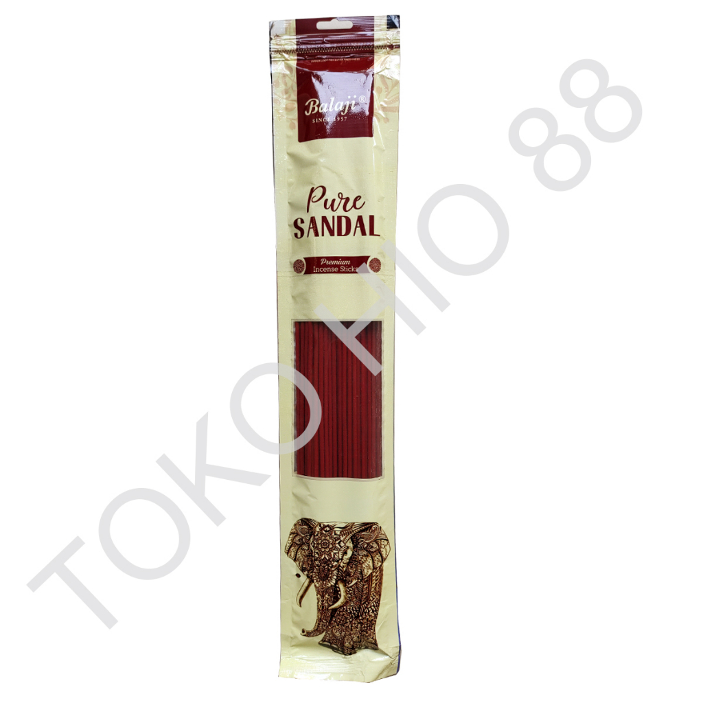 Hio Wangi Dupa India Balaji  Panjang Preium Pure Sandal Asli Incense Sticks Long