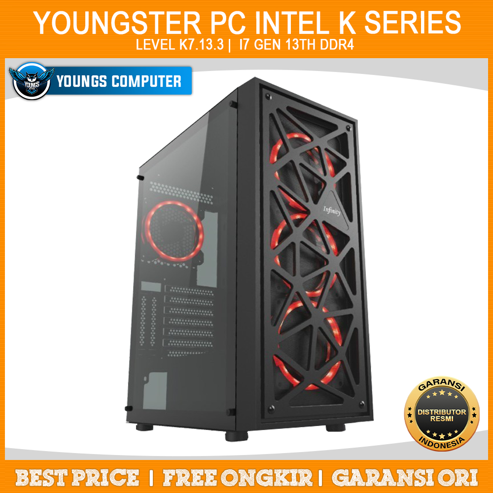 YOUNGSTER PC INTEL K SERIES | LEVEL K7.13.3 | i7 Gen 13th DDR4