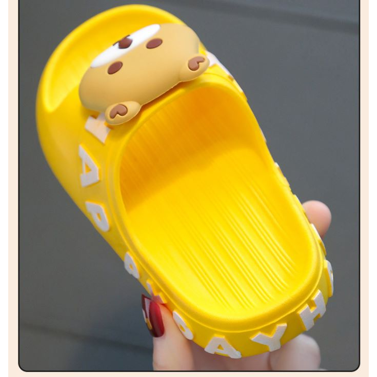 Sandal Selop Anak Laki-laki Perempuan Gambar Bear Anti Slip SA07