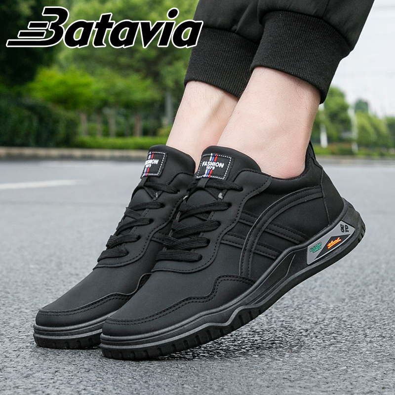 BATAVIA Baru Pria Sport Shoes Impor white Pria olahraga sepatu hitam Sneakers sepatu sekolah J14