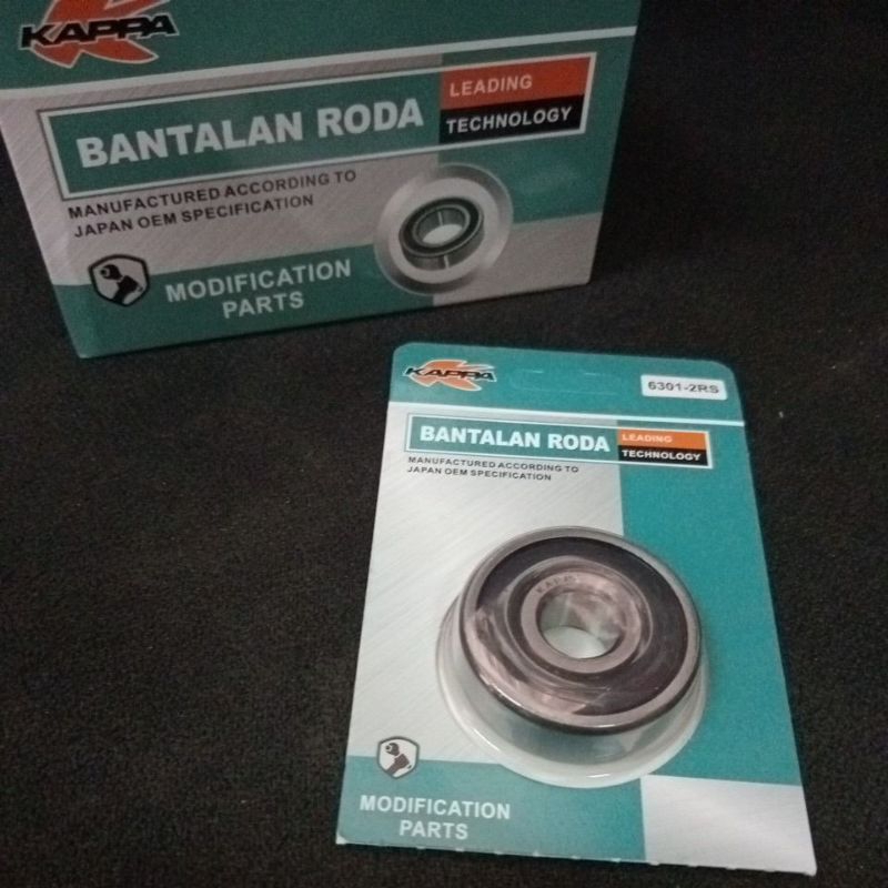 Bearing Lahar 6301 - 2RS Bering Bantalan Roda Motor Roda Depan - Belakang/ Laher / Lahar / Lakar / L