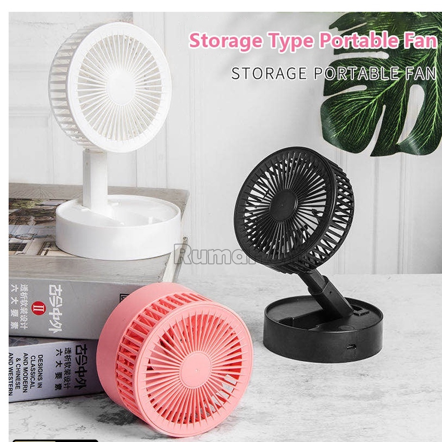 Kipas lipat mini usb Keren/ Kipas Angin Portable / USB Rechargeable Mini Desk Fan, kipas belajar