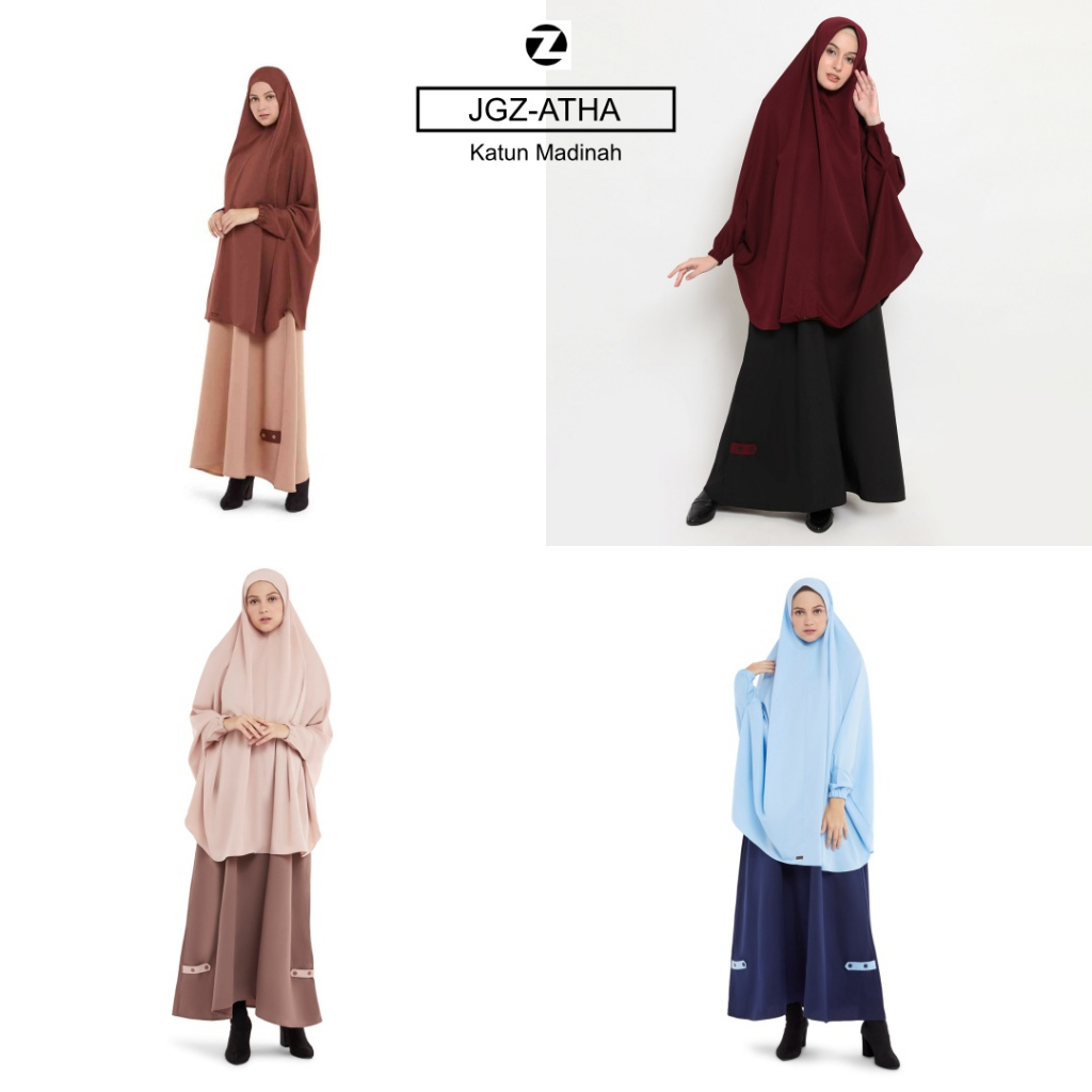 Gamis Set Khimar Syari Muslimah - Madeena Yukensi Queenza Zayidan