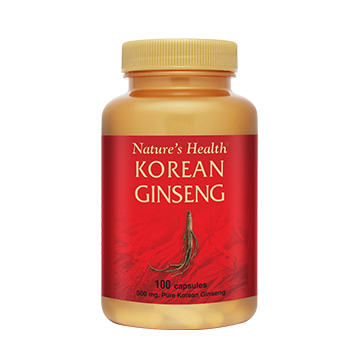 Natures Health KOREAN GINSENG isi 100 KAPSUK