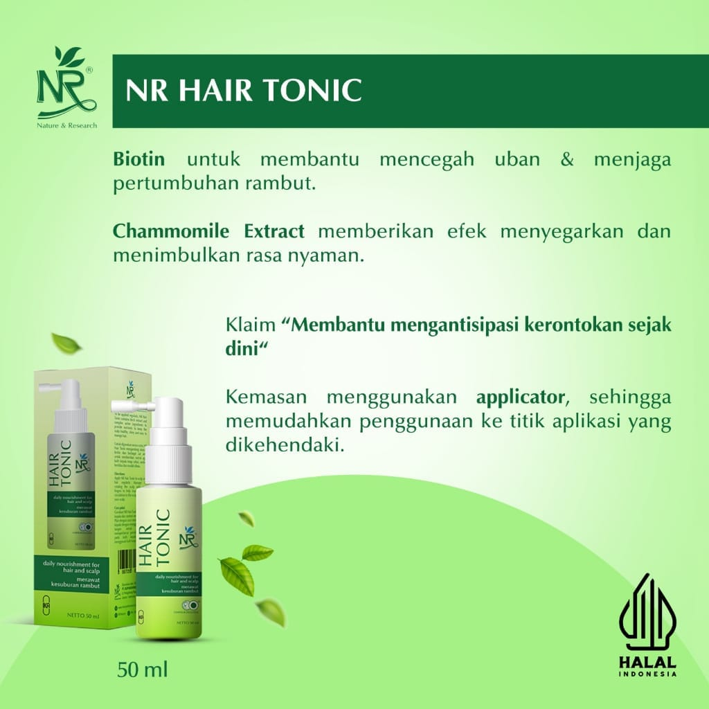 NR Hair Tonic Daily Nourishment For Hair and Scalp 50ml