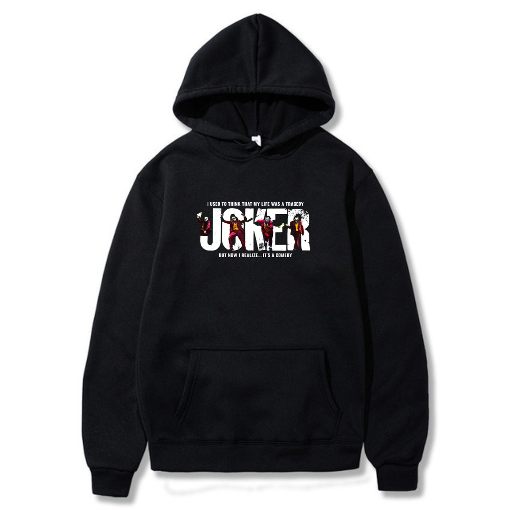 Jaket Hoodie JOKER Unisex Big Size / Hoodie Pria / Hoodie / Hoodie Wanita