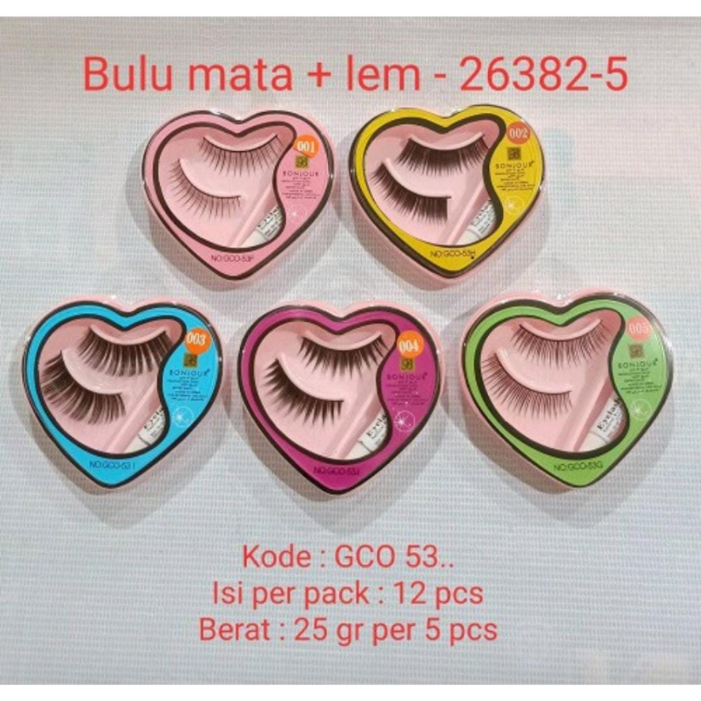 Bulu Mata Palsu bonus lem Aiglow / eyelash aiglow 26382 - 5