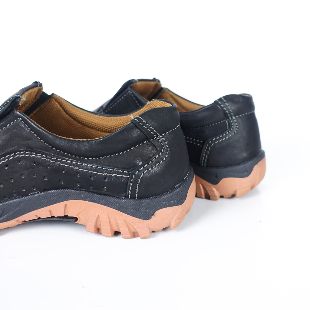 Sepatu Slip On Kulit Pria Original Fashion Terbaru Model Casual Mamojo Store R29