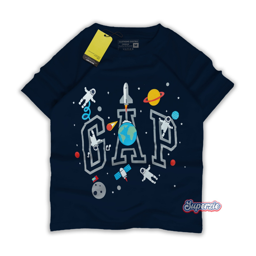 Kaos Anak Distro Laki-Laki Bandung CAPASTRO NAVY Atasan Lengan Pendek Cowok  rg kidswear Bandung