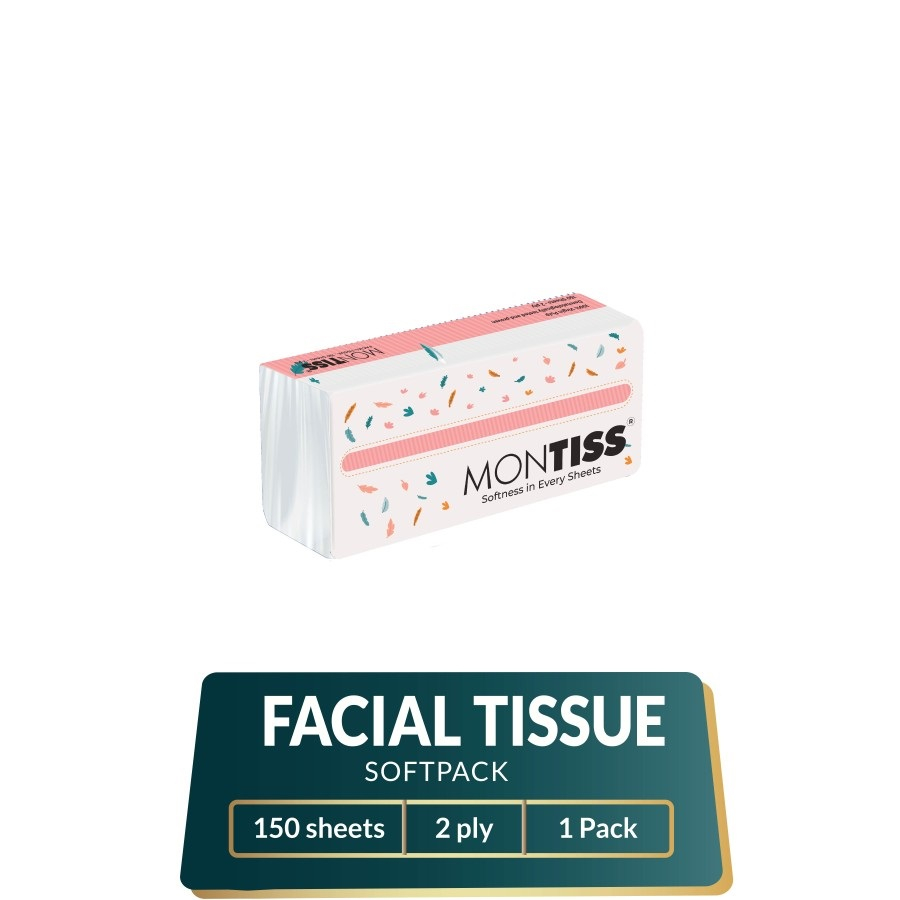 Tisu Wajah Montiss Facial Tissue Montis Isi 150 Sheets 2 Ply lembut