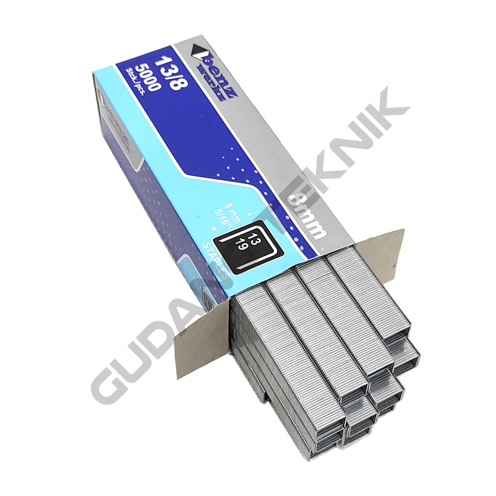 Isi Staples Paku Tembak XENON 13/8 - Refill Air Nailer Stapler Gun XENON / Refil Isi ulang Staples XENON