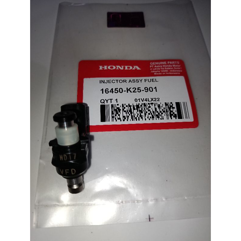 injektor beat fi, beat esp, beat street, scopy, scopy fi 16450-k25-901 ori