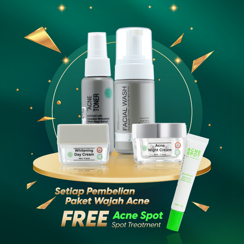 PAKET ACNE FREE ACNE SPOT TERBARU PROMO BUNDLING