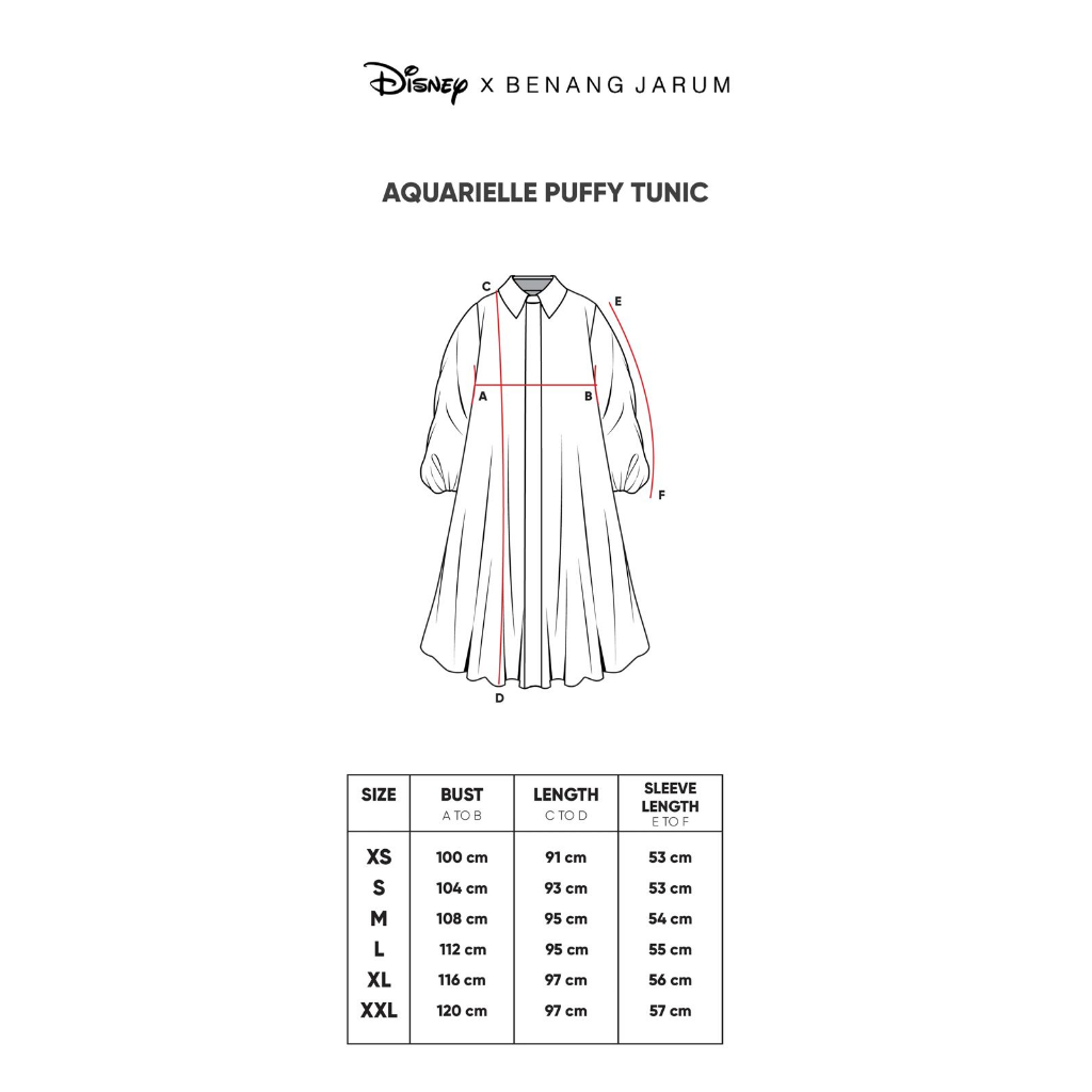 AQUARIELLE PUFFY TUNIC - BENANG JARUM