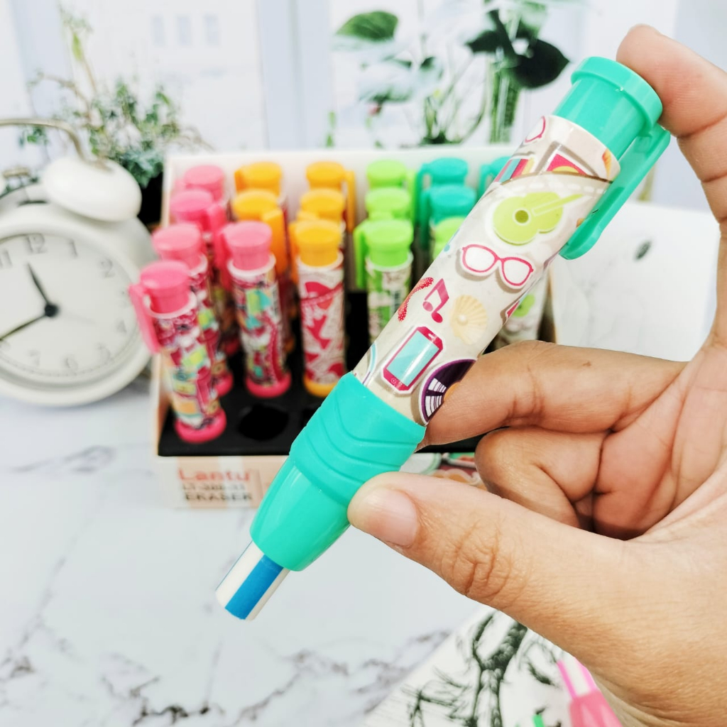 Penghapus Lucu model Cetek / Mekanik Eraser Fancy Lucu harga Termurah Alat Tulis Sekolah Anak kekinian Terlaris Kualitas Terbaik bisa Grosir dan COD