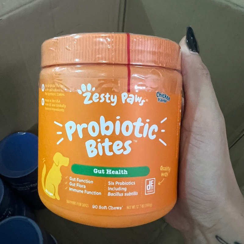 Zesty Paws Probiotic Bites 360gr dan 1000gr / Vitamin untuk Anjing / Rekomendasi!