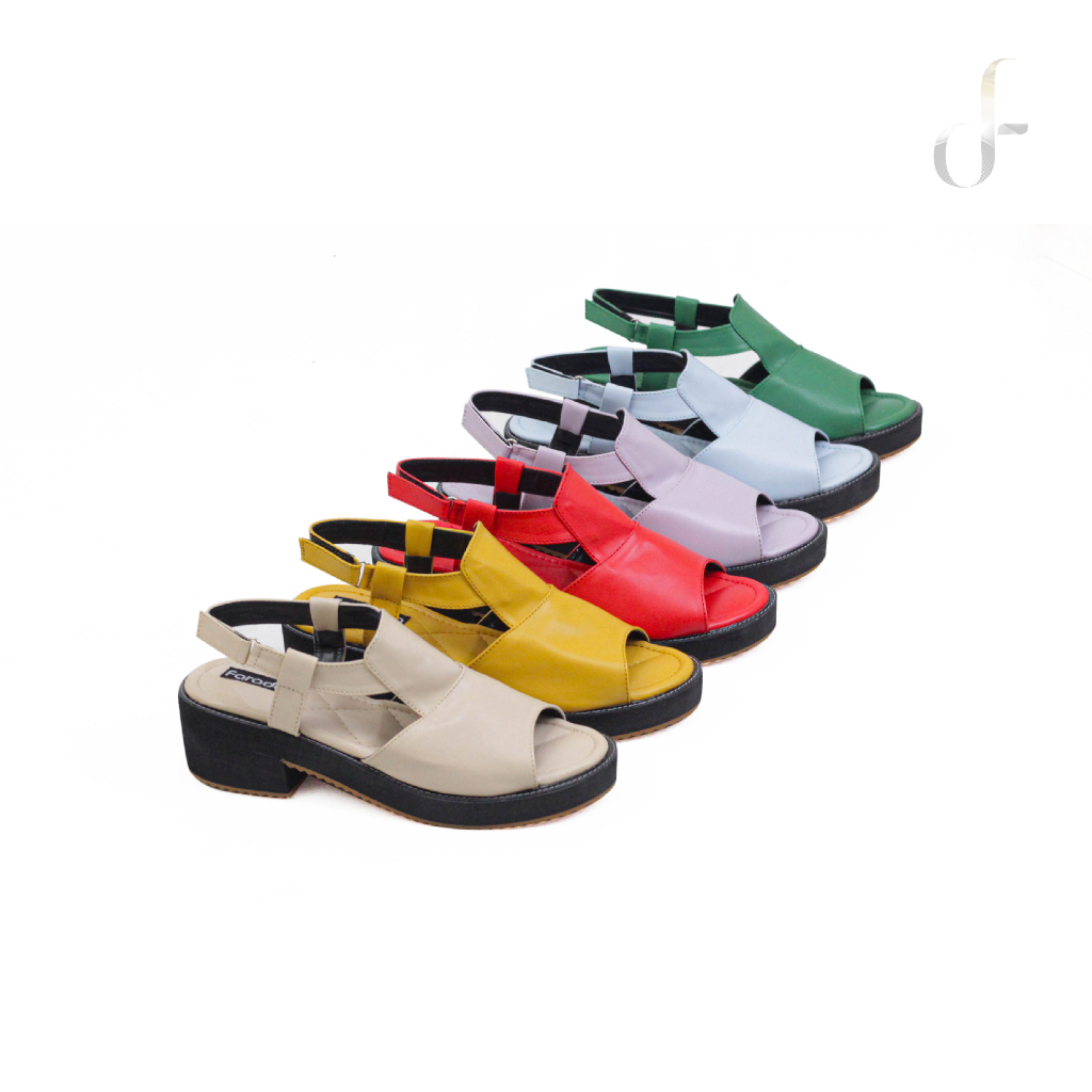 BIG SIZE FARADELA Sandal Wedges Spon F01-01.5