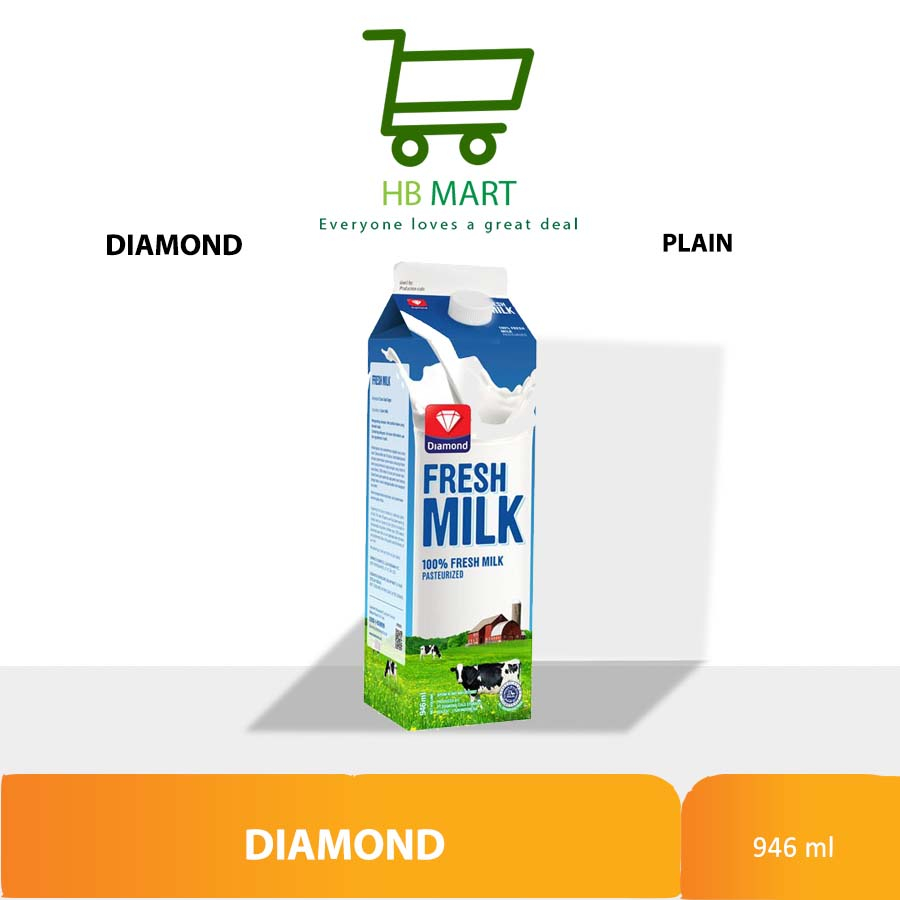 

KHUSUS KIRIM PAKAI OJOL FRESH MILK DIAMOND / SUSU SEGAR 1 dus ISI 12