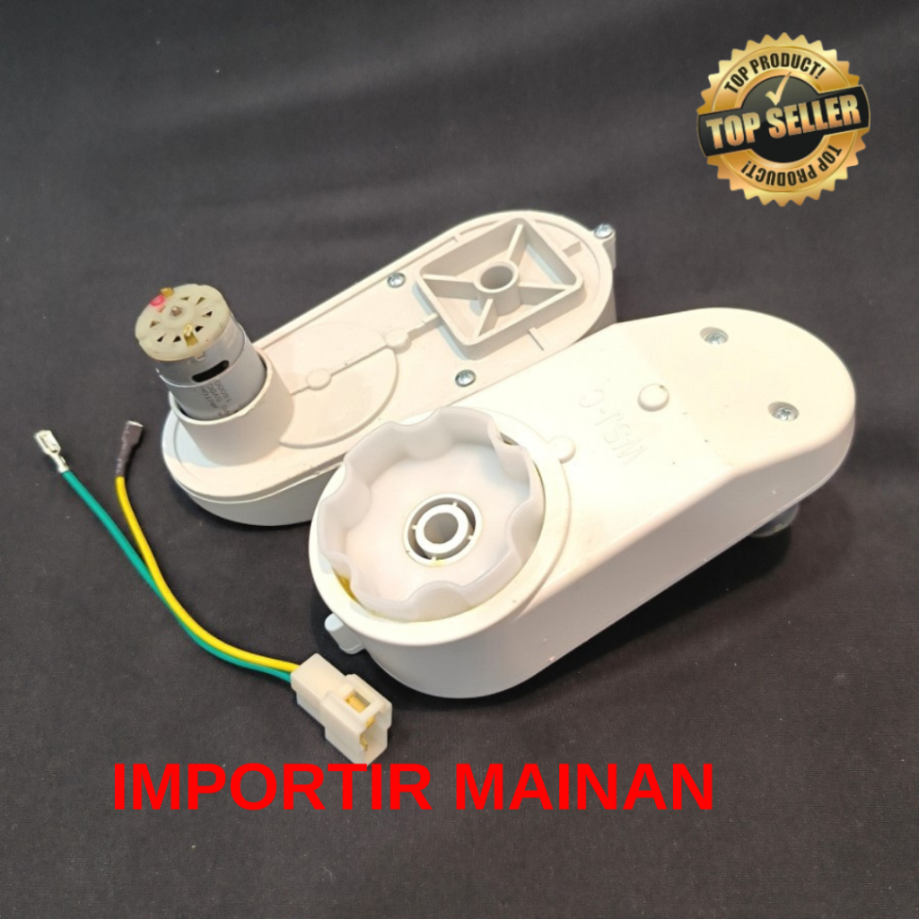 gearbox mobil aki 6v WSJ putih bintang 6 dinamo 390 18.000 rpm PMB dll