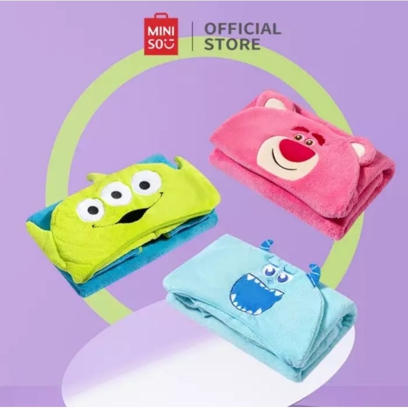 MINISO Kids blanket animal /fruit series. Selimut karakter anak