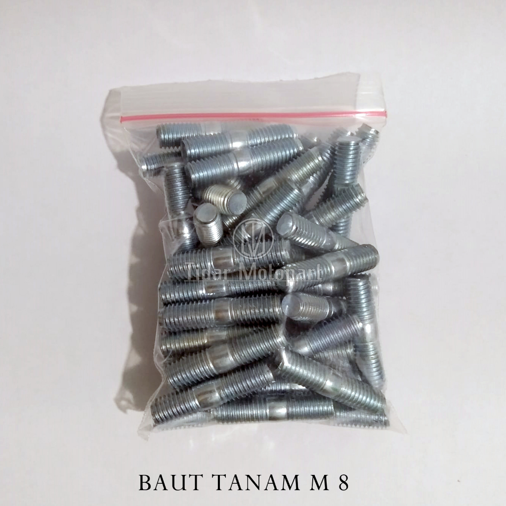 1 Pak Baut Tanam M8 / Baut Manifole M8