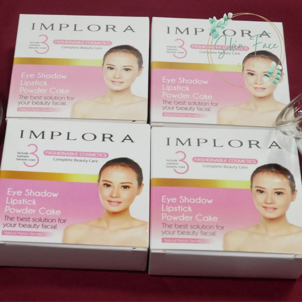 [IMPLORA] Love 3 in 1/ Eyeshadow+Lipstick+Powder/pcs