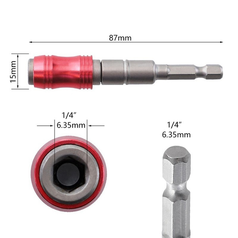 PIVOT MATA OBENG PEMANJANG EXTENTION 1/4 INCH MAGNETIC