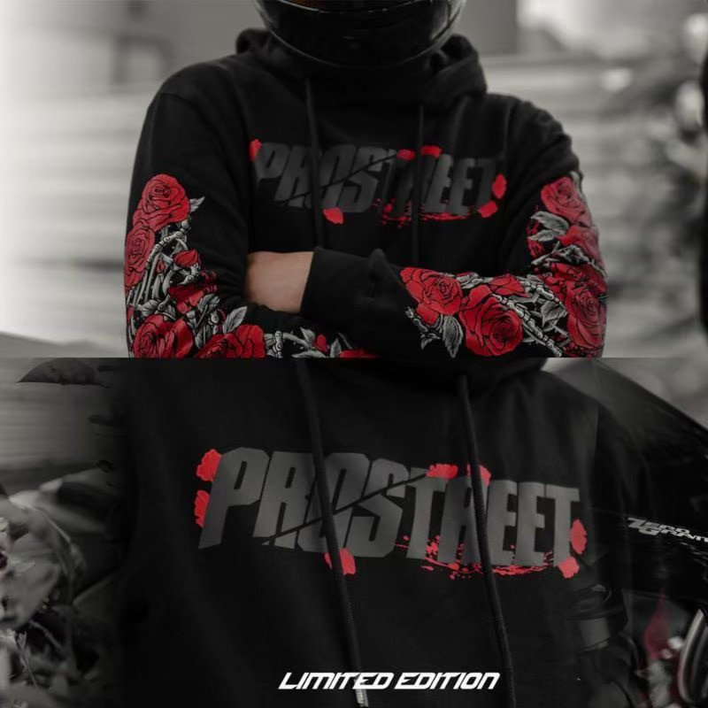 PROSTREET Jaket Hoodie Racing Motor/Jaket Pria/Jaket Wanita Racing/Sweater Japan/Jaket POICE LINE Bahan Tebal