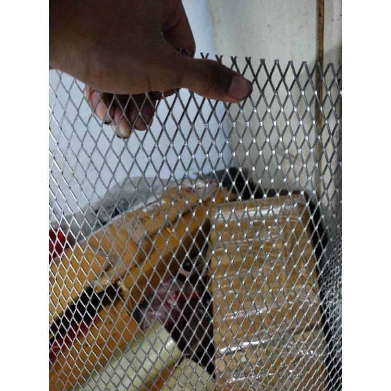 jaring kawat besar khusus bumper lancer evo 3 dan evo 4 pengaman radiator grill anti karat