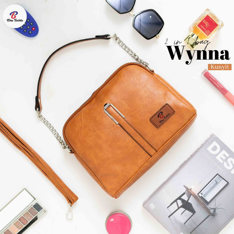 WYNNA BY BIRU TSABITA TAS  SELEMPANG WANITA KULIT SINTETIS MURAH