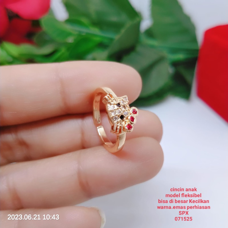 Cincin Anak Titanium Tembaga Xuping Terlaris Termurah Tidak Mudah Pudar