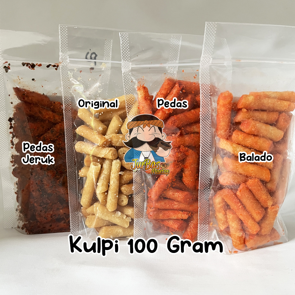 Kulit Lumpia Goreng Rasa Balado Juragan Basreng 100gr Makanan Ringan (Kulpi)